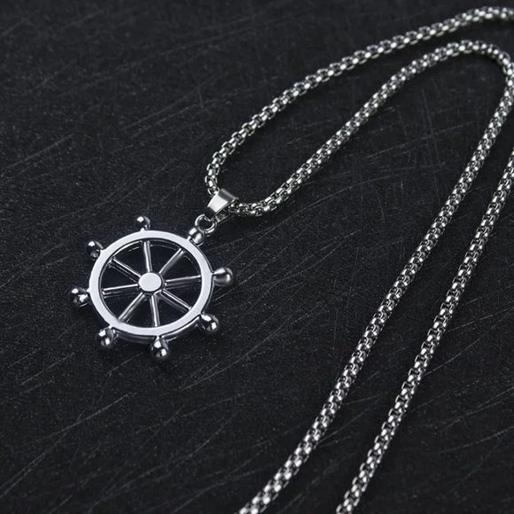 Hot Fashion Rudder Necklace for Men, BL55590115